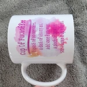 Custom Made Adult "Fuckoffee" Mug!!!